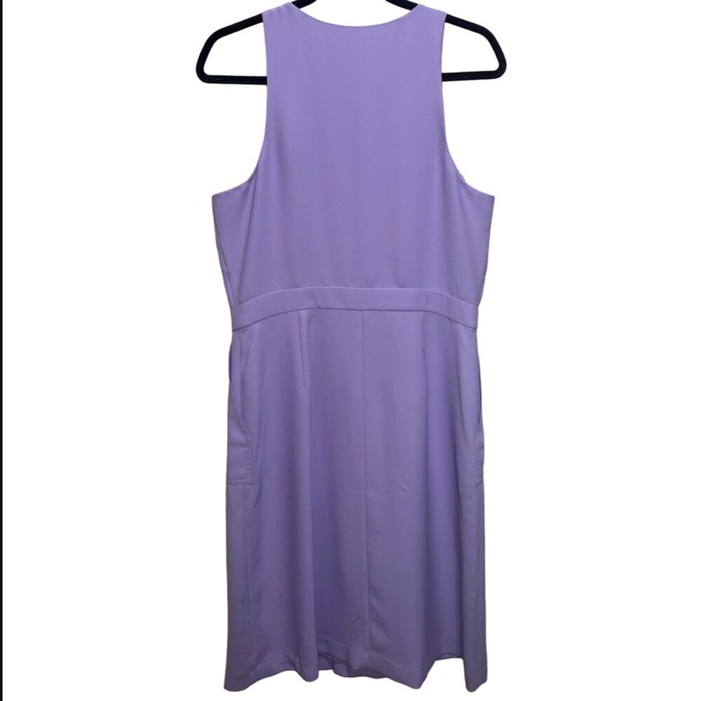 Banana Republic Lavender Button-Front Sleeveless Midi Dress 12P NWT - Picture 5 of 7